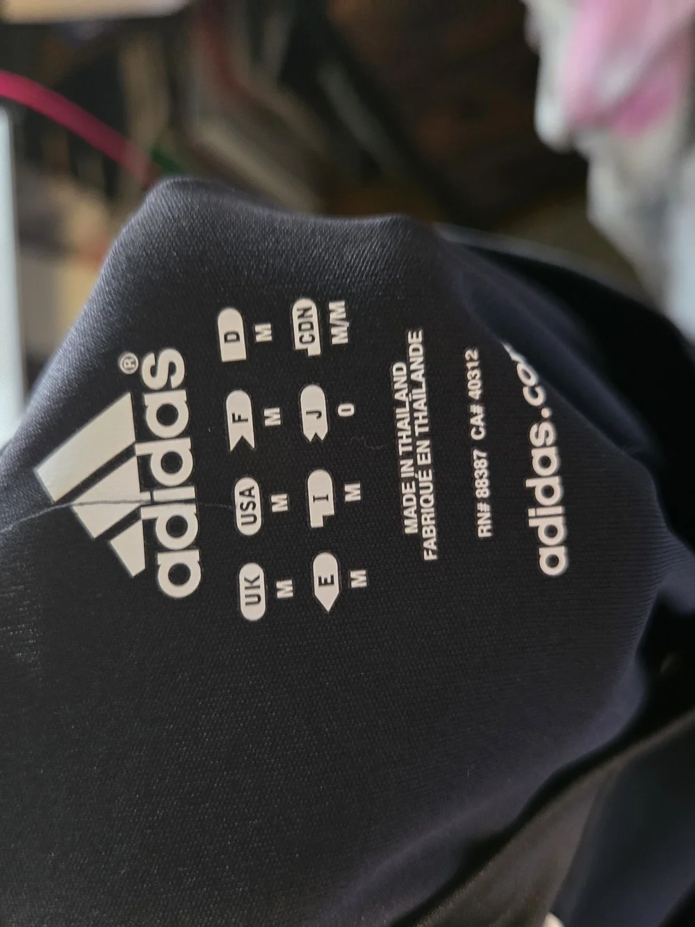 adidas Black Short Sleeve 3-Stripe Athletic Tee
